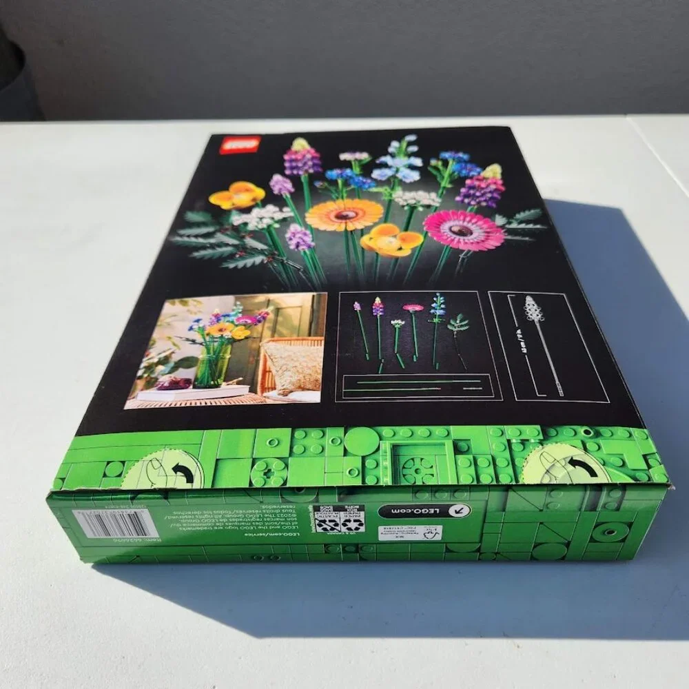 LEGO 10313 Botanicals Artificial Wildflower Bouquet Fake Flowers Building Set